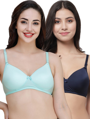 COLLEGE GIRL Hellopad ComboPO2 Women T-Shirt Lightly Padded Bra(Dark Blue, Blue)