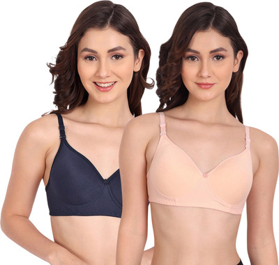 Liigne Women Full Coverage Lightly Padded Bra(Multicolor)