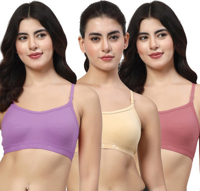 LILY 3321Mino Women Sports Non Padded Bra(Multicolor)