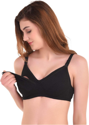 Satvik Mother/Nurshing Bra For Women's Pack Of 1 Women Maternity/Nursing Non Padded Bra(Multicolor)