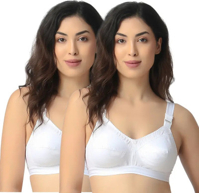 Jd Multiseler CNTRL-BRA Women Full Coverage Non Padded Bra(White)