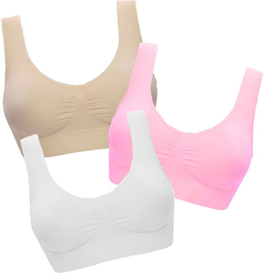 Wardrovia Women Sports Non Padded Bra(Multicolor)