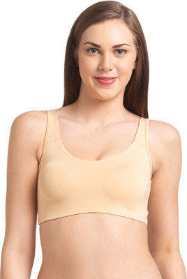 JULIET JS 90 SK Women Sports Non Padded Bra(Beige)