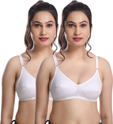 Missvalentine Women Everyday Non Padded Bra(White)