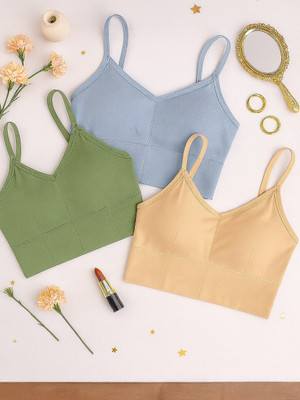 Fixfolk Women Everyday Lightly Padded Bra(Multicolor)