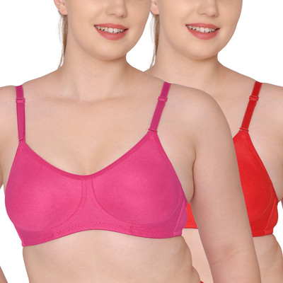 KOMLI Komli Side Shaper with Hidden Concealer Seamless Non-Padded Bra Women T-Shirt Non Padded Bra(Multicolor)