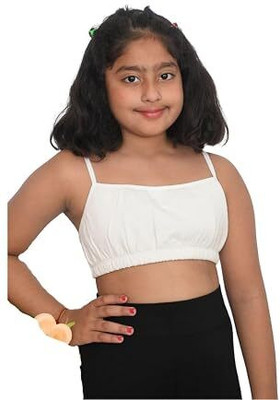 Suno Chanda Girls Training/Beginners Non Padded Bra(White)