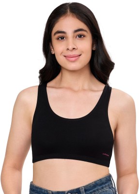 Maroon Women Training/Beginners Non Padded Bra(Black)