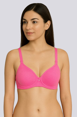 HERBLOURE RUBYY Women Push-up Lightly Padded Bra(Pink)