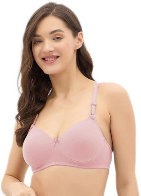 UBUNIIUQE Women Full Coverage Lightly Padded Bra(Pink)