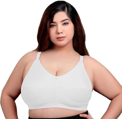 Vinaksh Women Non Paded Bra Women Everyday Non Padded Bra(White)