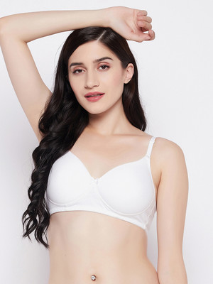 Clovia Clovia Women T-Shirt Lightly Padded Bra (White) Women Everyday Lightly Padded Bra(White)