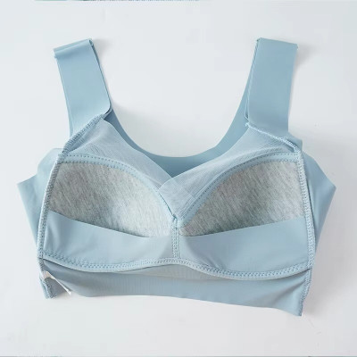 HouseOfCommon Full coverage lightly padded elastane workout Bra Women Full Coverage Lightly Padded Bra(Blue)