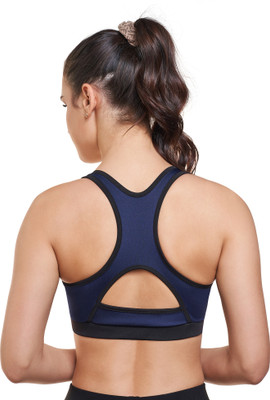 SKDREAMS Women Sports Non Padded Bra(Blue)