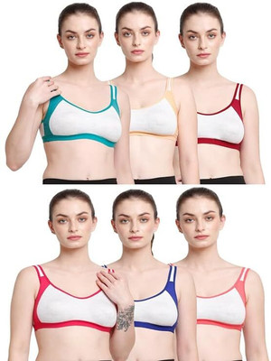 clickscart fashion Women Full Coverage Non Padded Bra(Multicolor)