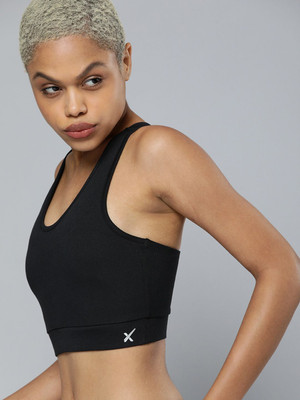 HRX by Hrithik Roshan Women Sports Lightly Padded Bra(Black)