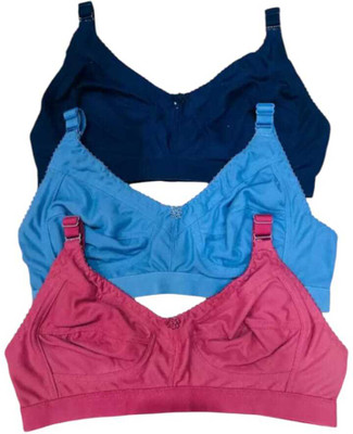 Funahme Women Full Coverage Non Padded Bra(Multicolor)