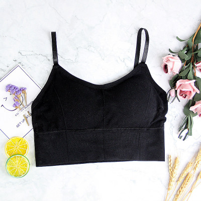 Fashion Tex WOMEN'S LIGHTLY PADDED BRA BT33-67 Women Cami Bra Lightly Padded Bra(Black)