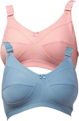 Funahme Women Full Coverage Non Padded Bra(Multicolor)