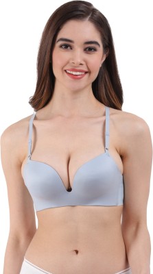 AMOUR SECRET Amour Secret Women's Lightly Padded Seamless Push-up Bra Women Everyday Heavily Padded Bra(Beige)