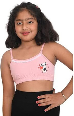 Suno Chanda Girls Training/Beginners Non Padded Bra(Pink)