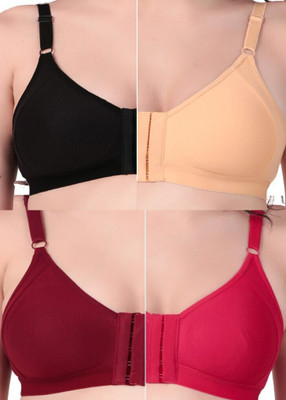 PIVLU Women Full Coverage Non Padded Bra(Multicolor)