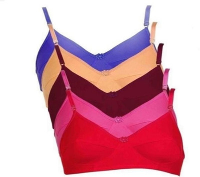 PIYURZ Women Full Coverage Non Padded Bra(Maroon)