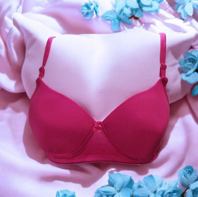 Awaglamm Women Everyday Lightly Padded Bra(Red)