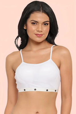 DreamBe Bra Women Full Coverage Non Padded Bra(White)
