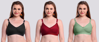 Stardom Women Full Coverage Non Padded Bra(Multicolor)