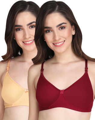 Liigne Women Full Coverage Lightly Padded Bra(Multicolor)