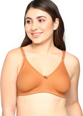 Blossom T-SHIRT BRA Women T-Shirt Non Padded Bra(Brown)