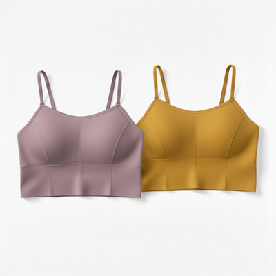 Wisetie Stylish Bra For Women Women Everyday Lightly Padded Bra(Purple, Yellow)