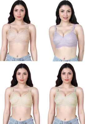 Shyam Sons FLAIR Dipali Women Minimizer Non Padded Bra(Multicolor)