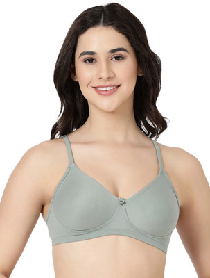 Blossom ESSENTIAL BRA Women Everyday Non Padded Bra(Green)