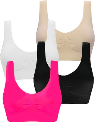 SWATIK Women Sports Non Padded Bra(Multicolor)