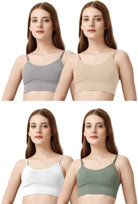 AdinaComfort Women Cami Bra Non Padded Bra(Multicolor)