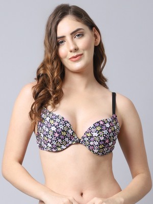 PrettyCat Women Push-up Heavily Padded Bra(Multicolor)