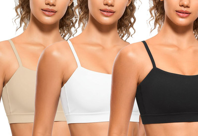 MEEMBOOLI Girls Training/Beginners Non Padded Bra(Multicolor)