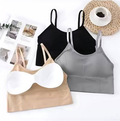 LAMPLINE Unique Design Women Everyday Lightly Padded Bra(Multicolor)