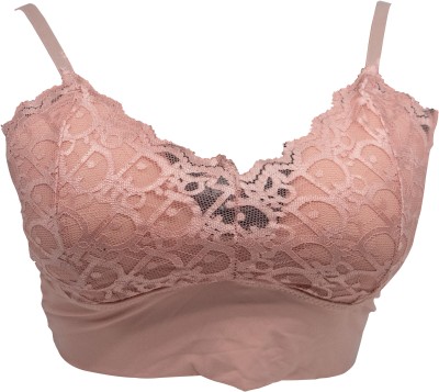 Sheluxe LB_P Women Bralette Lightly Padded Bra(Pink)