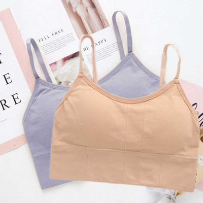 Crusila Women Sports Lightly Padded Bra(Beige, Grey)