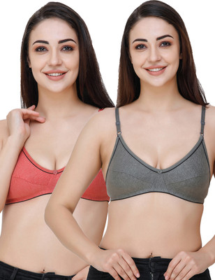 Docare FosterMino Women Everyday Non Padded Bra(Green, Red)