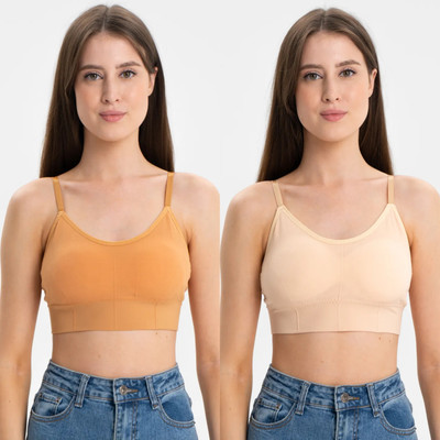 Comfy Secret Bra Women Everyday Lightly Padded Bra(Yellow)