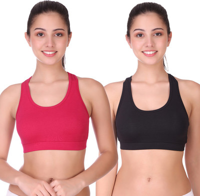 POOJA RAGENEE Comfort wear Women Sports Non Padded Bra(Multicolor)