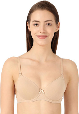 JOCKEY Women T-Shirt Heavily Padded Bra(Beige)