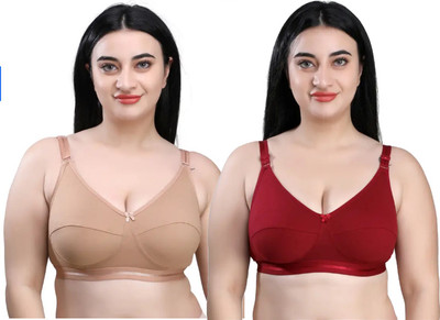 RVL Style URFI Women Full Coverage Non Padded Bra(Multicolor)