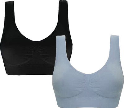 MOSSMOOR Women Sports Non Padded Bra(Multicolor)