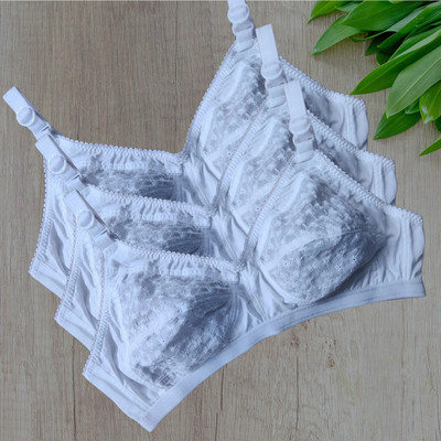 PIVLU Women Full Coverage Non Padded Bra(Multicolor)