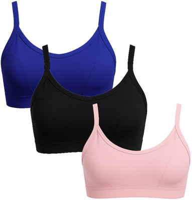 Albikr D3-BL-Blue PK-40 Women Push-up Non Padded Bra(Blue)